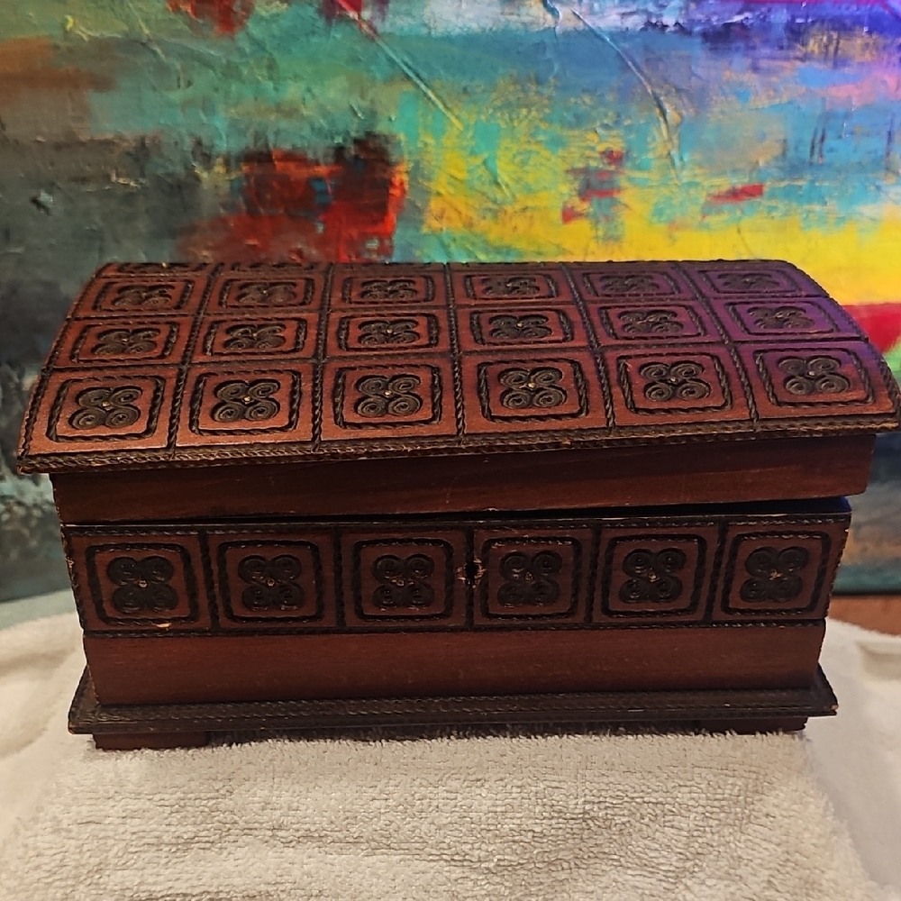 Polish Handcarved Jewlery Box